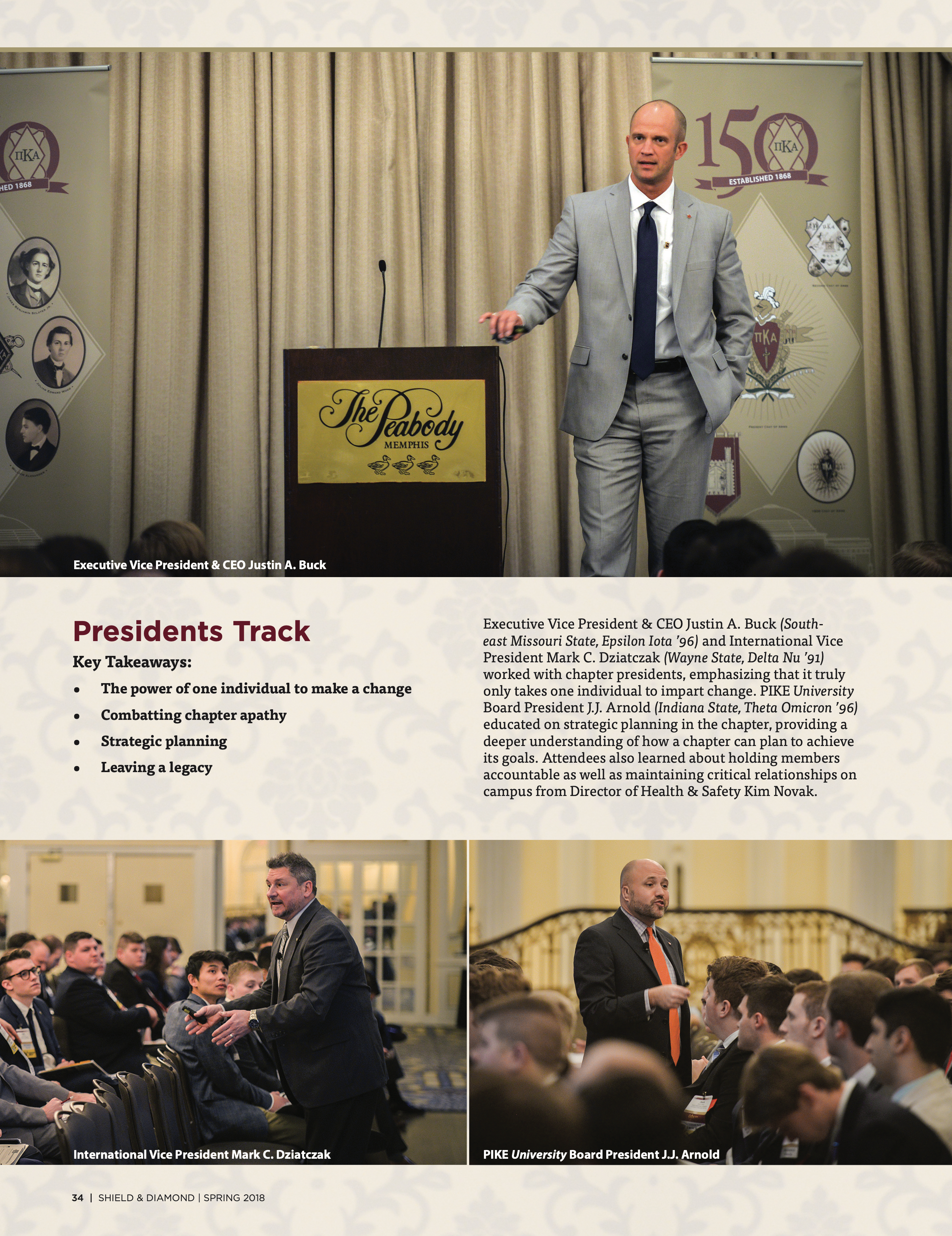Pike University: Presidents Track, Spring 2018
